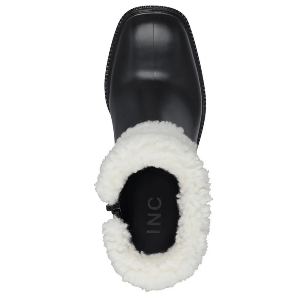 INC EADIN RAIN BLACK BOOTS NIB SIZE 10